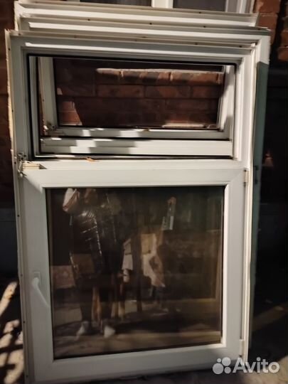 Б/у пластиковые бронированные окна