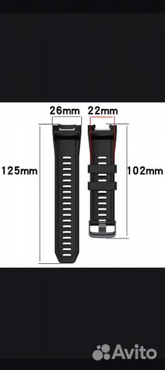 Ремешок для Garmin Instinct 2X Solar Tactical