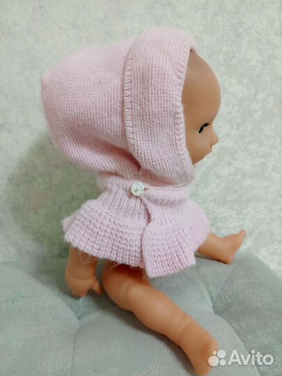 Шапка капор на девочку