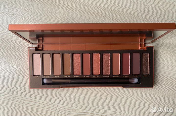 Палетка теней Urban Decay Naked Heat