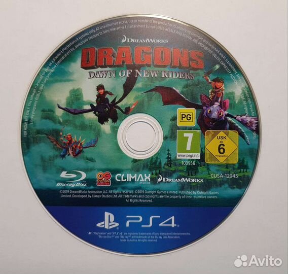 PS4. DreamWorks Dragons - Dawn of New Riders
