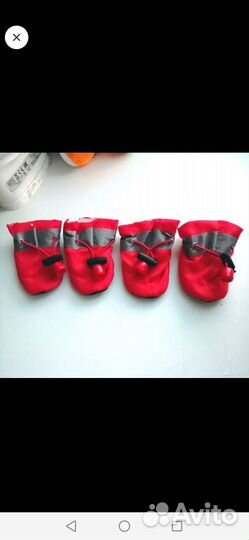 Ботинки зимние для собак