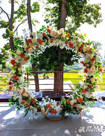 Свадебная арка, оформление свадьбы, фотозона декор