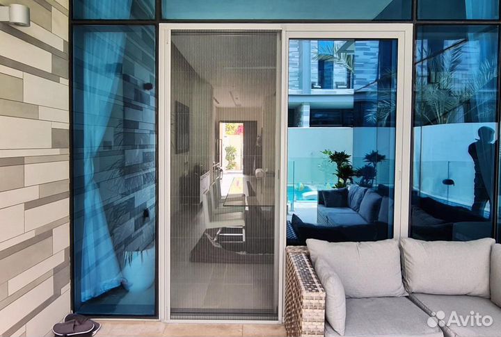 Складная москитная сетка плиссе