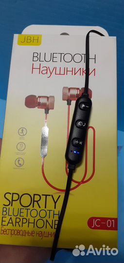 Беспроводные наушники Sport Earphones + микрофон