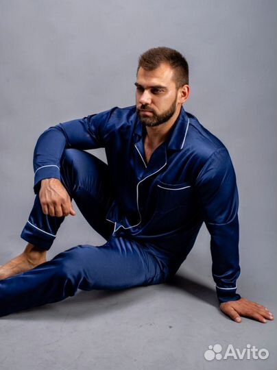 Пижама мужская шелковая