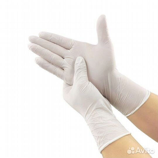 Мединские перчатки нитрил/винил перчатки