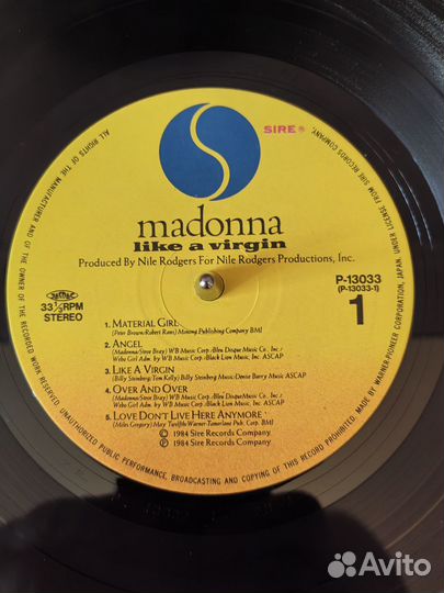 Madonna lp