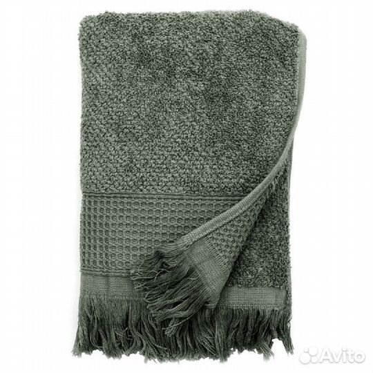 Полотенце махр. Комби 100х150см серо-зеленое, арт