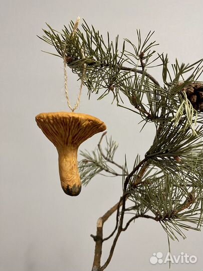 Елочные игрушки грибы