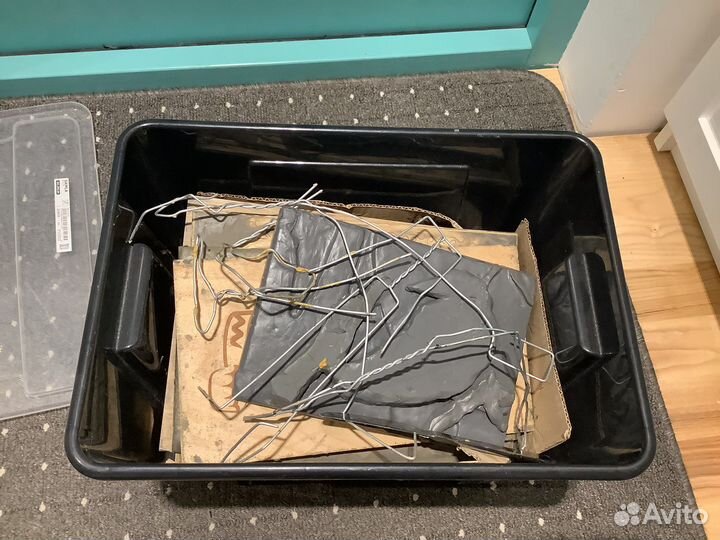 Ящик художественный пластилин 10 кг светлый темный