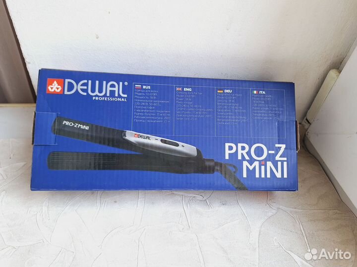 Щипцы-гофре Dewal Pro-ZMini 03-019M, черный