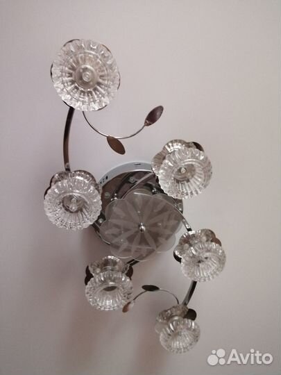 Люстра потолочная светодиодная с пультом