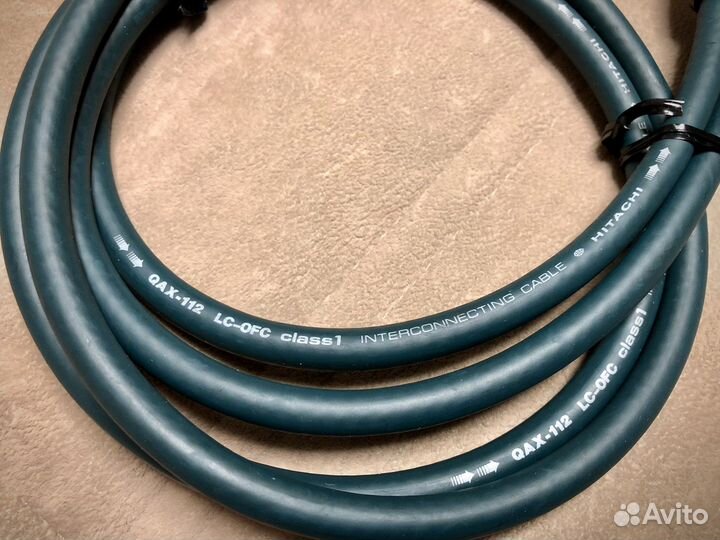 Кабель RCA hitachi QAX-112 LC-OFC class1 0.7m