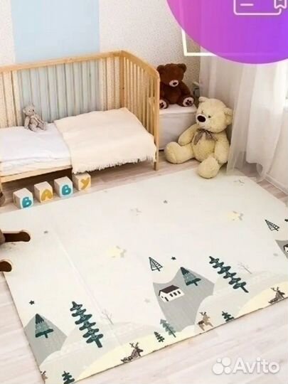 Складной детский коврик 180 200