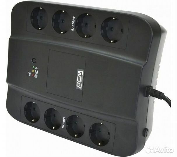Ибп Powercom Spider SPD-650N 390Вт 650ва, черный