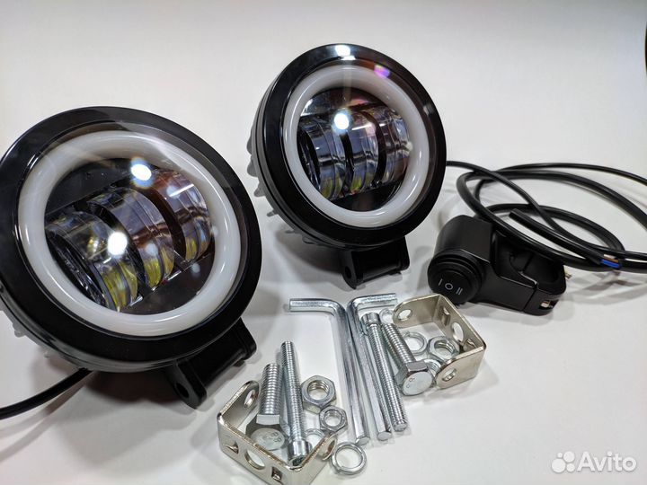 Оригинальные фары Arctic V3+ (круглые,пара) + кноп