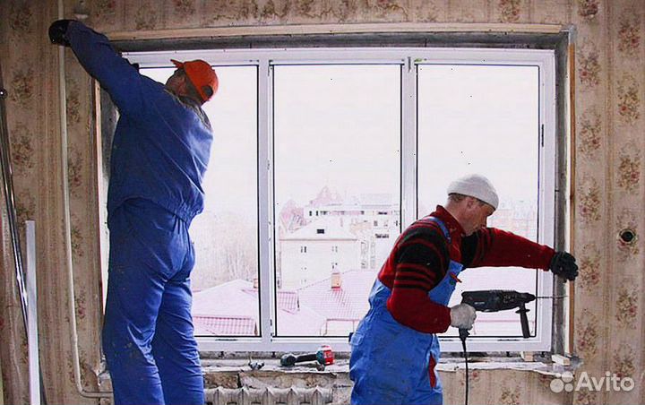 Монтаж окон под ключ