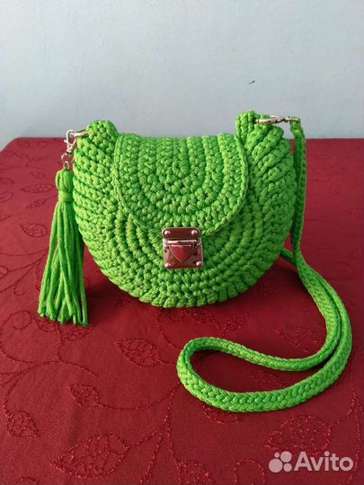 Вязаная сумка крючком