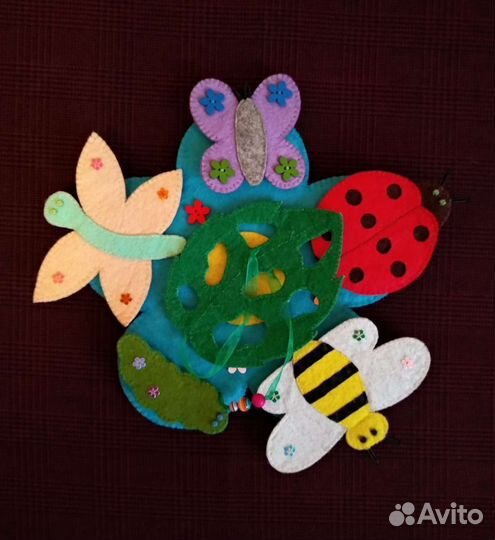 Развивающая игрушка из фетра