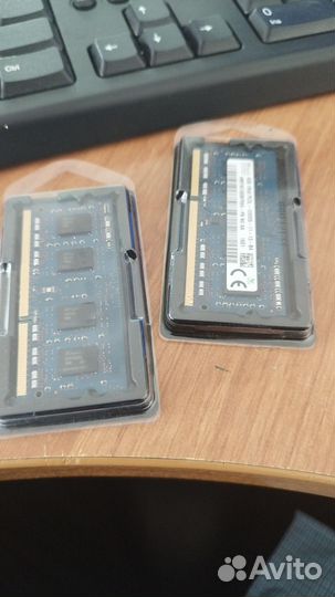 Оперативная память ddr3L 4 gb 2шт