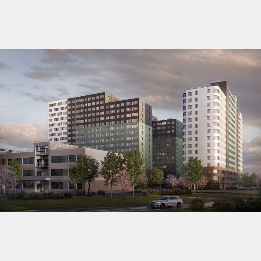 1-к. квартира, 34,6 м², 14/17 эт.