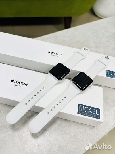 Apple Watch 3 38mm Silver. Идеал. Гарантия. Обмен