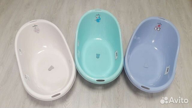 Ванны для купания со сливом и градусником