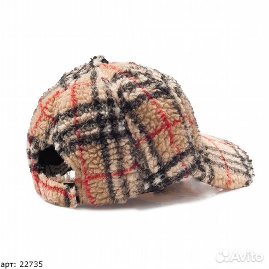 Кепка burberry меховая коричневая