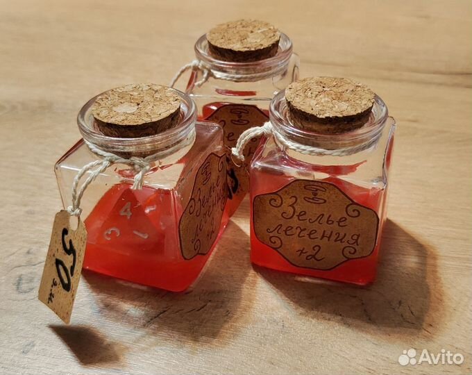 Зелье лечения нри DND 2к4+2, ручная работа