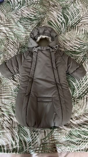 Конверт комбинезон на выписку для мальчика зимний