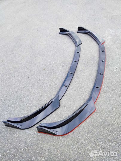 Lexus is250 сплиттер губа переднего бампера