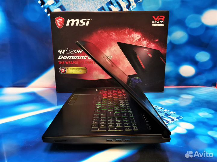 Игровой ноутбук MSI: 4K дисплей/i7 7700HQ/GTX 1070