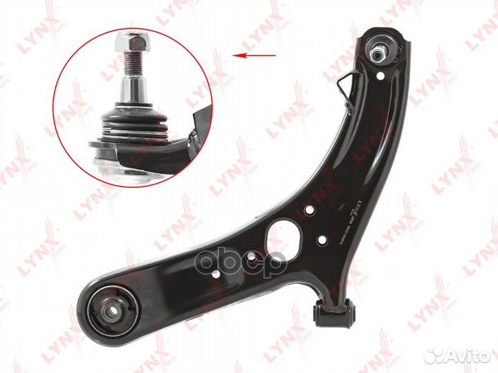 Рычаг нижний L / Перед. подв. hyundai Solaris I