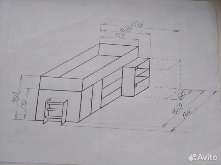 Кровать-трансформер детская