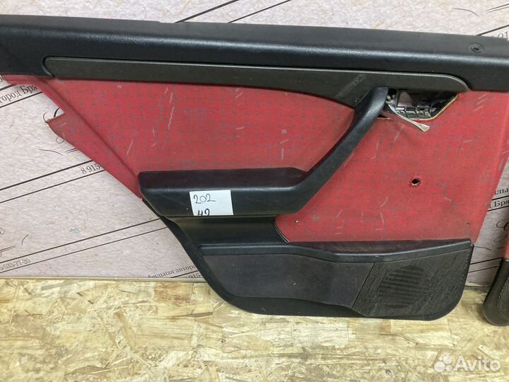 Дверные карты Mercedes w202