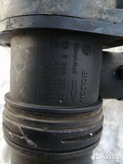 Расходомера воздуха Шаран 1.8 турбо