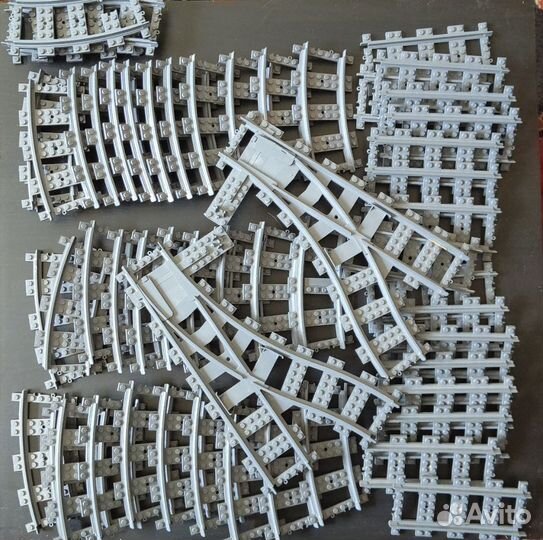 Lego city рельсы