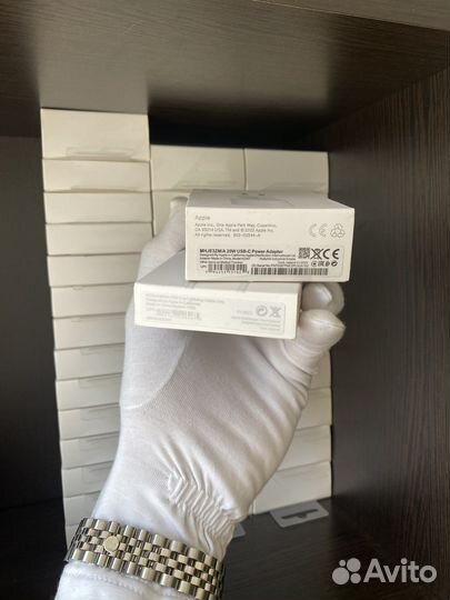 Зарядка apple блок 20w и провод tupe-c lightning