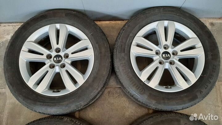 Kia sportage r17 225/60 оригинальные летние колёса