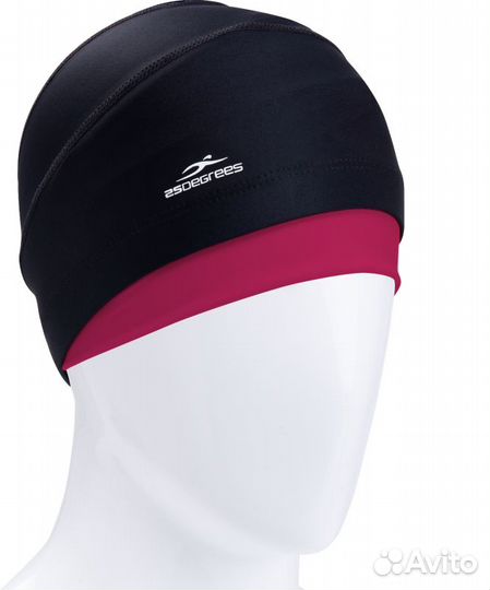 Шапочка для плавания Duplo Black/Raspberry