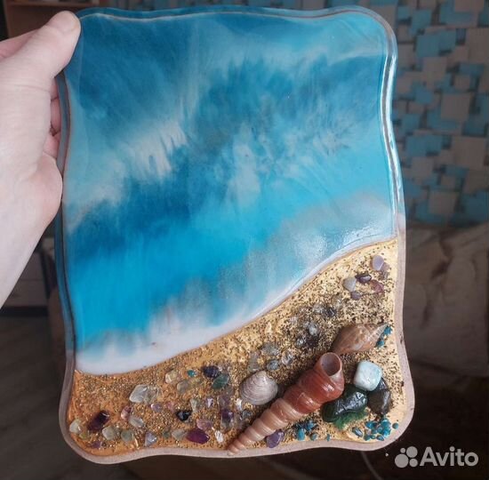 Мастер-класс по эпоксидной смоле, флюид-арт