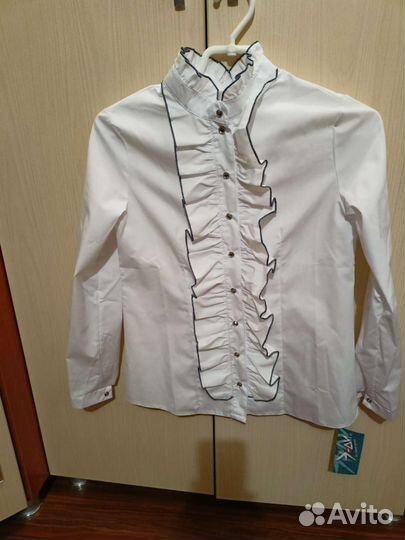 Блузка для девочки, школьная форма