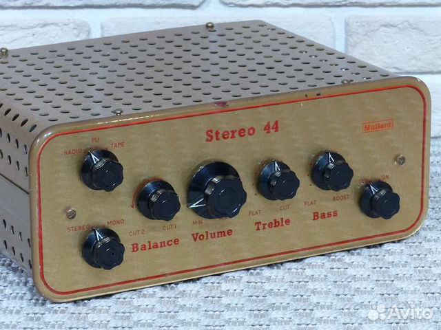 Mullard Stereo 44 усилитель ламповый tubw 1960 год