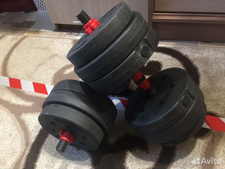 Гантели разборные насыпные по 16 кг