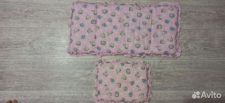 Матрас и подушка в коляску