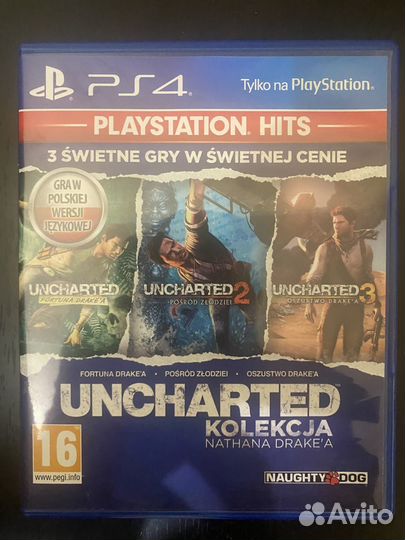 Uncharted trilogy PS4 полностью на русском