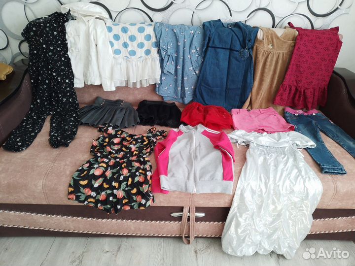 Вещи и обувь на девочку пакетом