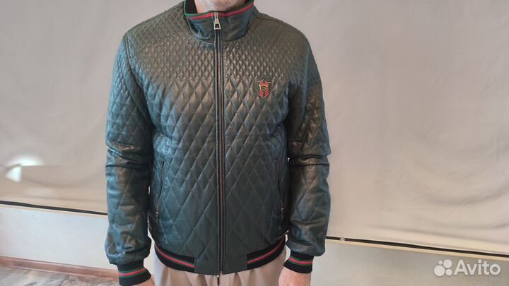 Кожаная куртка мужская