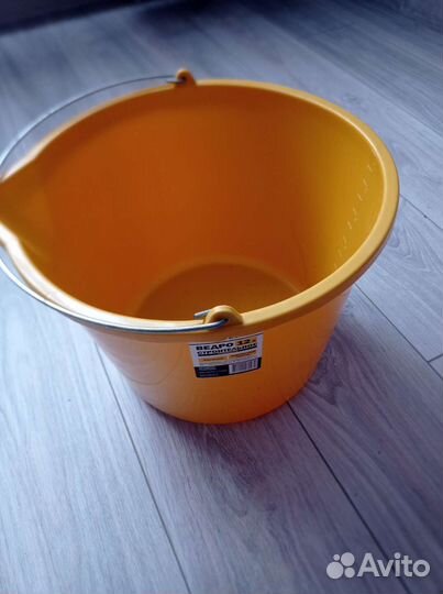 Ведро пластиковое эластичное сталь гнущийся 12 л